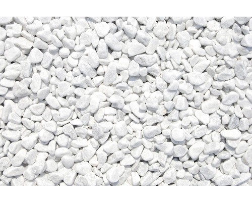 Zierkies Marmor 12-16 mm 25 kg Carrara-Weiß Zierkies Marmor 12-16 mm 25 kg Carrara-Weiß