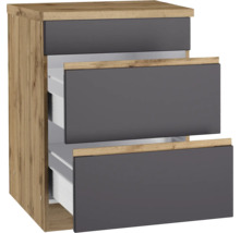 Waschtischunterschrank mit drei Schubladen für das Badezimmer