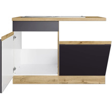 Waschtischunterschrank mit geöffneter Tür für Badezimmer