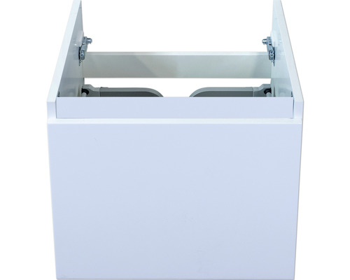 Waschbeckenunterschrank Sanox Frozen 40x40x45 cm ohne Waschbecken weiß hochglanz