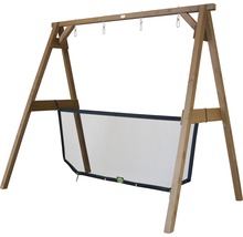 Holzschaukelgestell mit Schaukelschutznetz
