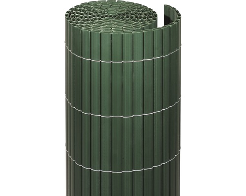 Sichtschutzmatte videx Rügen PVC 300 x 140 cm grün Rollo mit Sichtschutzzaun aus Kunststoff