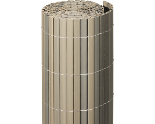 Sichtschutzmatte videx Rügen PVC 300 x 90 cm schiefer meliert Eine Rolle Sichtschutzmatte aus Kunststoff.