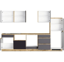 Küchenzeile mit Hänge- und Unterschränken