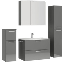 Badmöbel-Set Nobilia Programm 2 237 160x169,1x48,7 cm Mineralgusswaschtisch grau hochglanz mit LED-Beleuchtung-thumb-6 Badmöbel-Set Nobilia Programm 2 237 160x169,1x48,7 cm Mineralgusswaschtisch grau hochglanz mit LED-Beleuchtung-thumb-6