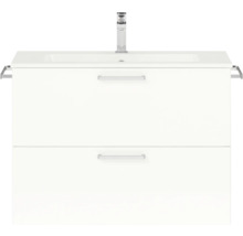Waschtischunterschank Nobilia Programm 2 203 81x59,1x48,7 cm mit Mineralgusswaschtisch weiß hochglanz-thumb-0 Waschtischunterschank Nobilia Programm 2 203 81x59,1x48,7 cm mit Mineralgusswaschtisch weiß hochglanz-thumb-0