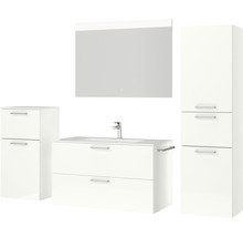 Badmöbel-Set Nobilia Programm 2 267 210x169,1x48,7 cm Mineralgusswaschtisch weiß hochglanz mit LED-Beleuchtung-thumb-5 Badmöbel-Set Nobilia Programm 2 267 210x169,1x48,7 cm Mineralgusswaschtisch weiß hochglanz mit LED-Beleuchtung-thumb-5
