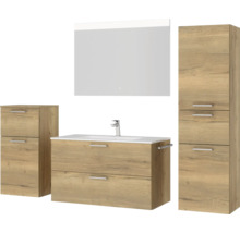 Badmöbel-Set Nobilia Programm 2 271 210x169,1x48,7 cm Mineralgusswaschtisch eiche natur mit LED-Beleuchtung-thumb-5 Badmöbel-Set Nobilia Programm 2 271 210x169,1x48,7 cm Mineralgusswaschtisch eiche natur mit LED-Beleuchtung-thumb-5