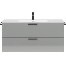 Waschtischunterschank Nobilia Programm 2 284 230x59,1x48,7 cm mit Mineralgusswaschtisch grau hochglanz-thumb-0 Waschtischunterschank Nobilia Programm 2 284 230x59,1x48,7 cm mit Mineralgusswaschtisch grau hochglanz-thumb-0