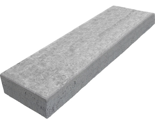 Beton Blockstufe grau 125 cm x 35 cm x 15 cm