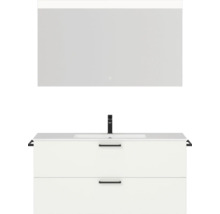 Badmöbel-Set Nobilia Programm 2 288 121x169,1x48,7 cm Mineralgusswaschtisch weiß matt mit LED-Beleuchtung-thumb-0 Badmöbel-Set Nobilia Programm 2 288 121x169,1x48,7 cm Mineralgusswaschtisch weiß matt mit LED-Beleuchtung-thumb-0