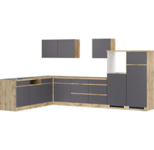 Komplette Küchenzeile mit Hänge- und Unterschränken