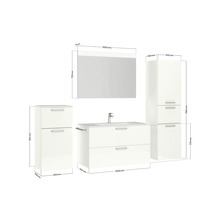 Badmöbel-Set Nobilia Programm 2 267 210x169,1x48,7 cm Mineralgusswaschtisch weiß hochglanz mit LED-Beleuchtung-thumb-7 Badmöbel-Set Nobilia Programm 2 267 210x169,1x48,7 cm Mineralgusswaschtisch weiß hochglanz mit LED-Beleuchtung-thumb-7