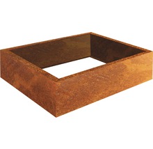 Pflanzrahmen Carlotta 120 x 40 x 25 cm Cortenstahl braun
