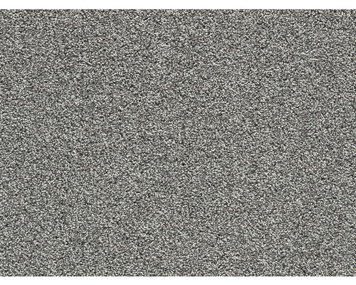 Teppichboden Shaggy E-Force grau FB093 400 cm breit (Meterware) Nahaufnahme eines grauen Teppichbodens