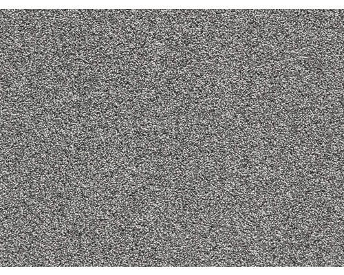 Teppichboden Shaggy E-Force grau FB095 400 cm breit (Meterware) Nahaufnahme eines grauen Teppichs.