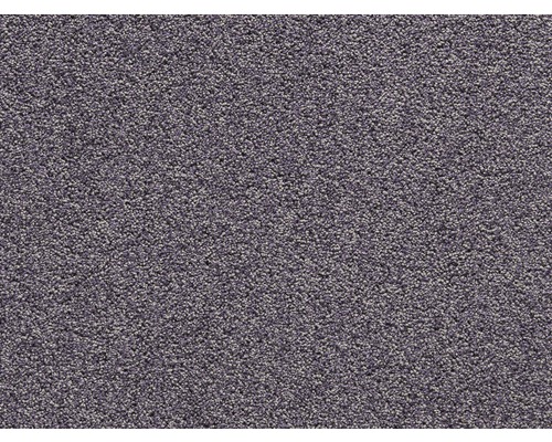 Teppichboden Frisé E-Force lila 400 cm breit (Meterware) Nahaufnahme eines grauen Teppichbodens.