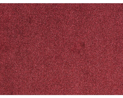 Teppichboden Shaggy Evolve rot FB15 400 cm breit (Meterware) Nahaufnahme eines roten Teppichs
