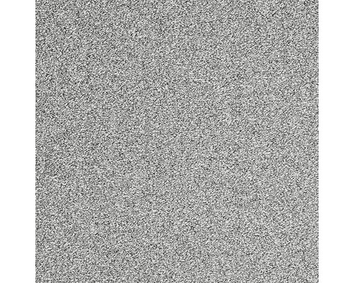 Teppichboden Shaggy Evolve steingrau FB92 400 cm breit (Meterware) Nahaufnahme eines grauen Teppichs