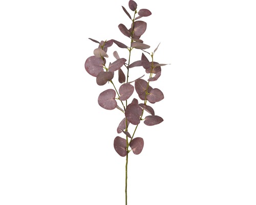 Kunstblume Eukalypthuszweig Höhe: 77 cm H lila