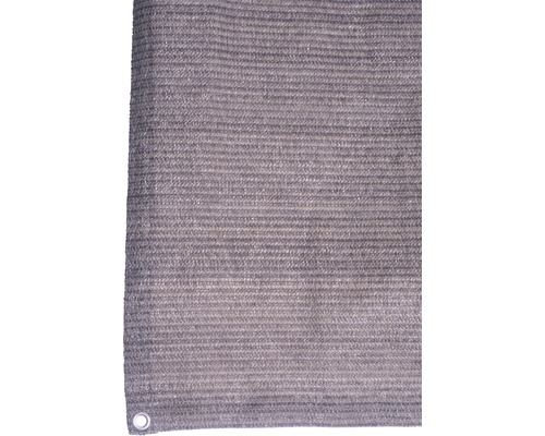 Balkonbespannung videx im Beutel 500 x 150 cm beige/anthrazit Sichtschutznetz aus Stoff mit Öse