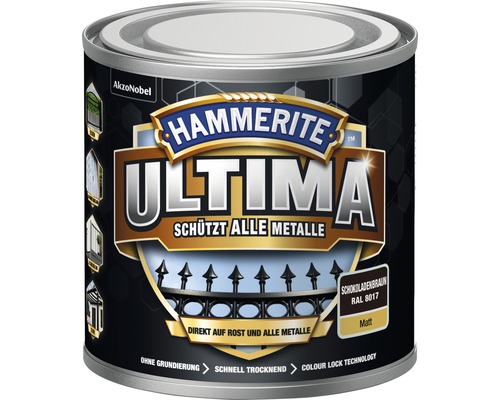 Hammerite Ultima Schutzlackdose Schokoladenbraun RAL 8017