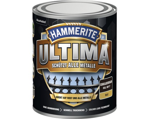 Hammerite Ultima Lack Schokoladenbraun, geeignet für Metalle