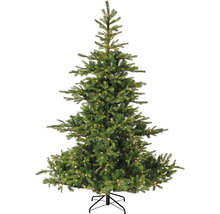 Geschmückter künstlicher Weihnachtsbaum mit Ständer