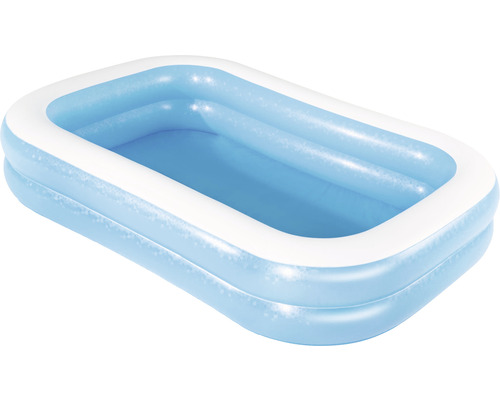 Aufblasbarer rechteckiger Pool mit drei Ringen