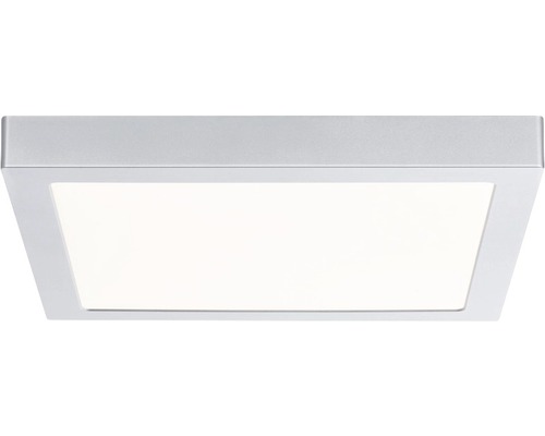LED Deckenleuchte LED Panel Paulmann Abia 22 W, 300x300 mm, warmweiß 1-flammig IP 20 chrom matt Quadratische LED Deckenleuchte