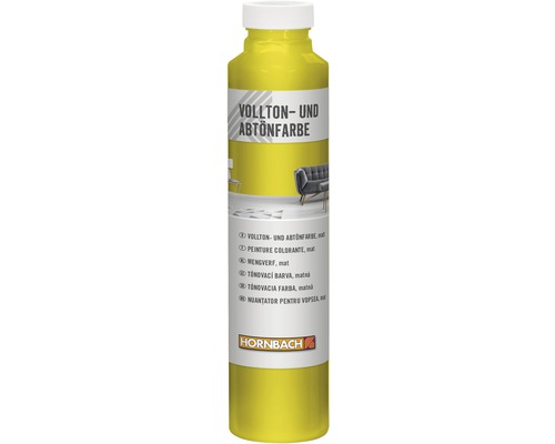 HORNBACH Voll- und Abtönfarbe gelb 750 ml
