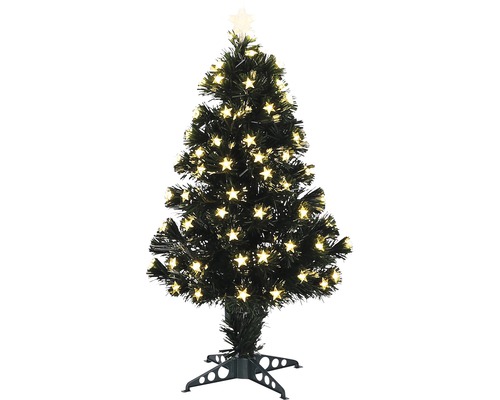 Christbaum Kunststoff Höhe: 90 cm inkl. Stern-LED grün