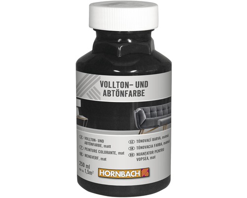 HORNBACH Voll- und Abtönfarbe schwarz 250 ml HORNBACH Voll- und Abtönfarbe schwarz 250 ml