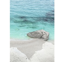Küstenlandschaft mit Meerwasser und Felsen