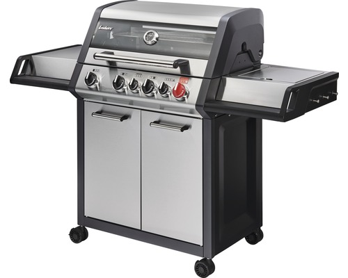 Enders Gasgrill Monroe Pro 4 SIK Turbo 4 Brenner 58 x 153,5 cm Edelstahl inkl. herausnehmbare Fettauffangschale Enders Gasgrill Monroe Pro 4 SIK Turbo 4 Brenner 58 x 153,5 cm Edelstahl inkl. herausnehmbare Fettauffangschale