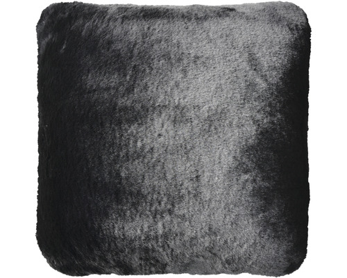 Kissen Fell 45x45 cm 45x45cm schwarz