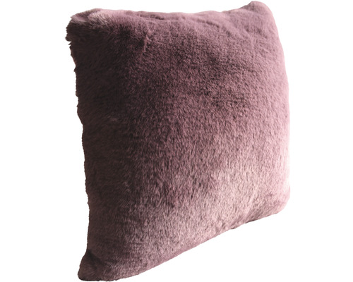 Quadratisches Zierkissen mit Felloptik