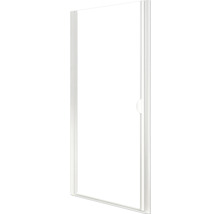 Drehtür für Nische und Seitenwand Schulte Lugano 800x1800 mm Echtglas Klar hell alpinweiß-thumb-1 Drehtür für Nische und Seitenwand Schulte Lugano 800x1800 mm Echtglas Klar hell alpinweiß-thumb-1