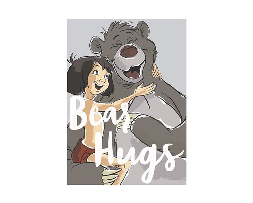 Poster Bear Hug 40x50 cm