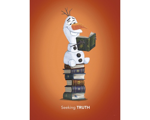 Poster Olaf Reading 30x40 cm
