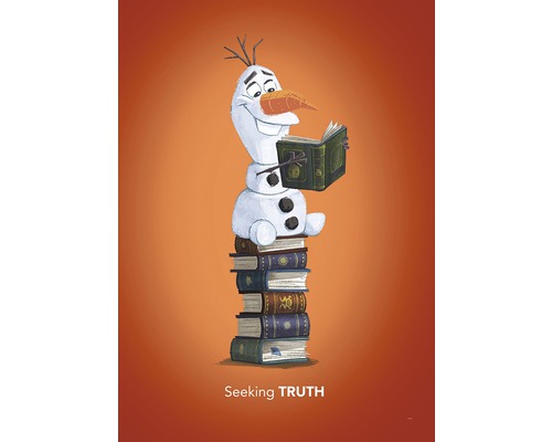 Poster Olaf Reading 50x70 cm