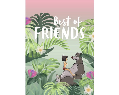 Poster Jungle Book Best of Friends 50x70 cm