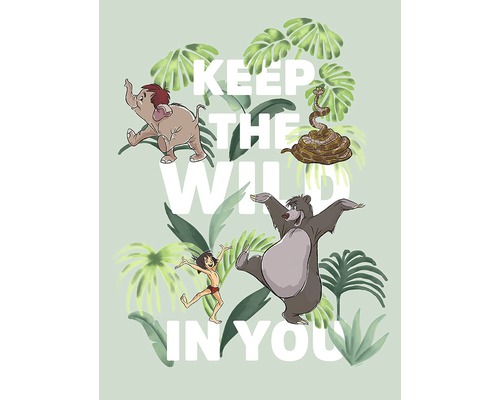 Poster Jungle Book Keep the Wild 30x40 cm