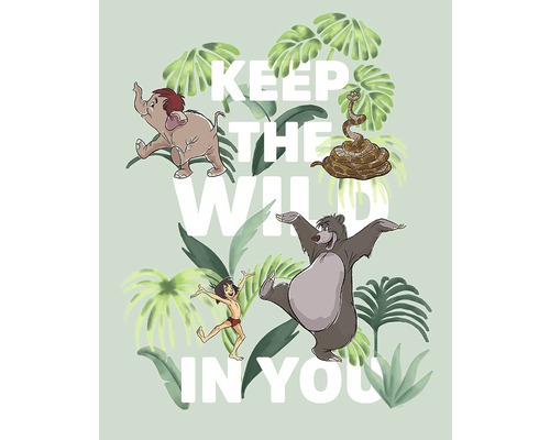 Poster Jungle Book Keep the Wild 40x50 cm