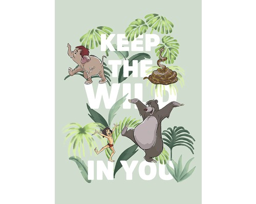 Poster Jungle Book Keep the Wild 50x70 cm