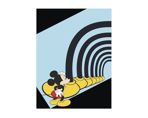 Poster Mickey Mouse Foot Tunnel 40x50 cm