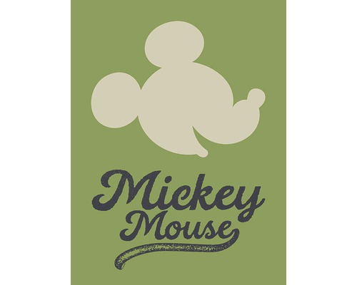 Poster Mickey Mouse Green Head 30x40 cm