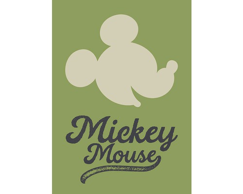 Poster Mickey Mouse Green Head 50x70 cm