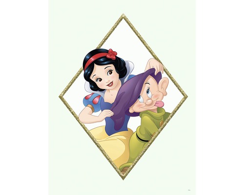 Poster Snow White & Dopey 30x40 cm