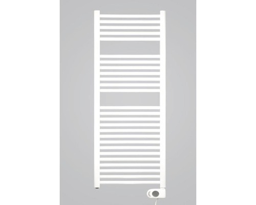 Elektrischer Badheizkörper Made by Zehnder 180/60 MQ 194x62x4,2 cm 1000 Watt weiß Weißer Badheizkörper mit horizontalen Heizrohren